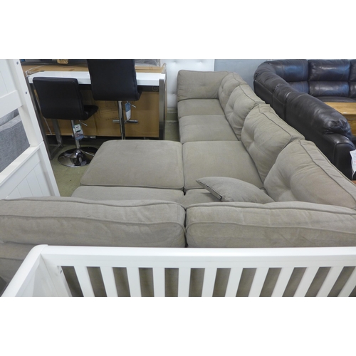 1601 - A Barrington Couku 6 piece fabric sectional sofa, original RRP £999.91 + VAT (4185-17) *This lot is ... 