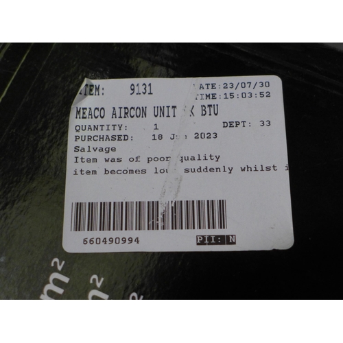 3079 - Meaco Aircon Unit (9K BTU) - with Remote, original RRP £324.99 + VAT (304-89) * This lot is subject ... 