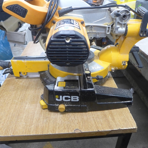 2015 - A JCB sliding chop saw (model:- SCMS210) - W