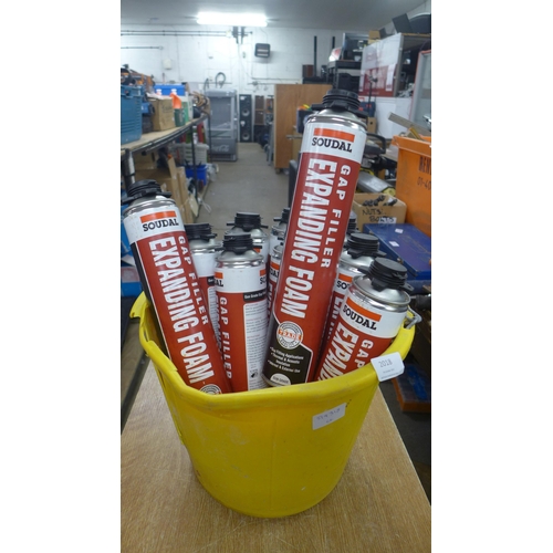 2018 - 10 x Soudal expanding foam cans