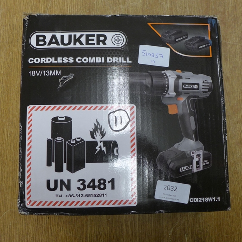 Bauker best sale cordless drill