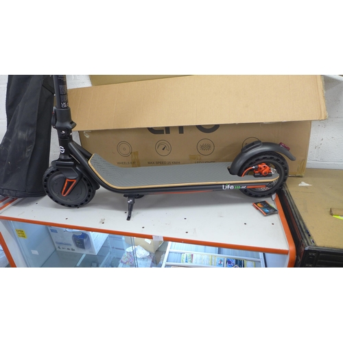 2118 - A Life 350-HC electric scooter with charger - unused - with box, original RRP £499