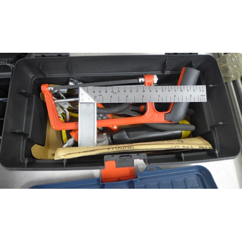 2151 - A quantity of toolboxes with contents- screwdriver sockets and more