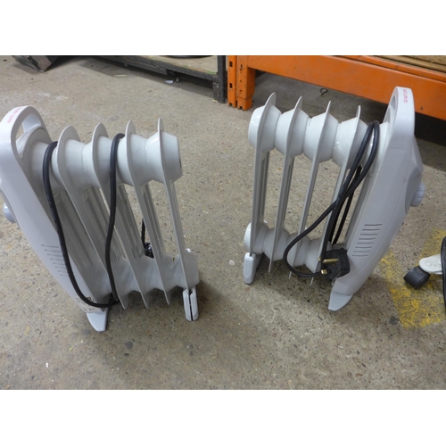 2293 - Three oil filled electric heaters