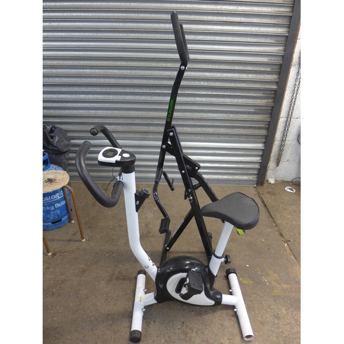 2296 - An exercise bike and an Ab Booster Plus