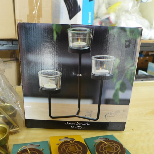 2310 - A box of candle holders