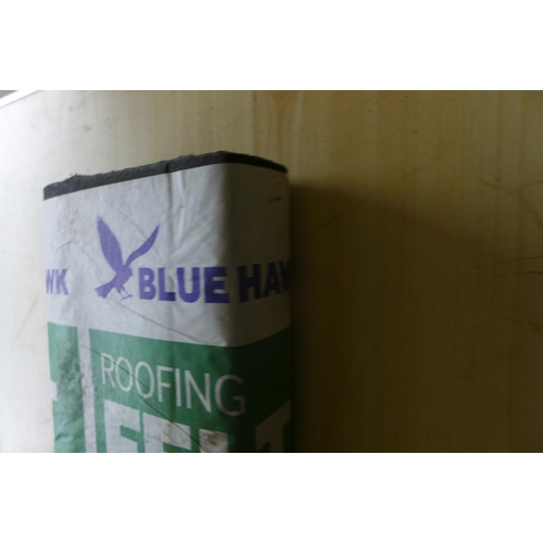 2344 - 5 Rolls of 10x1m BlueHawk roofing felt