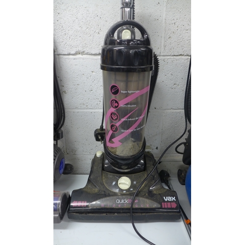 2215 - A Dyson DC50 vacuum cleaner and a Vax Quicklite Wide Track vacuum cleaner