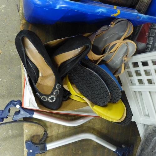 2483 - large amount of household items including laptop case, shoes tile cutter etc