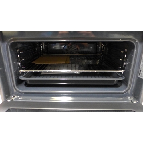 3186 - Zanussi Compact Multifunction Oven with Microwave - Stainless Steel (H455xW595xD567) - model no.:- Z... 