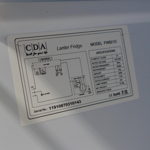 3199 - CDA Integrated Tower Fridge (H1780xW540xD545) - model no.:- FW821, original RRP £435.83 inc. VAT  (4... 