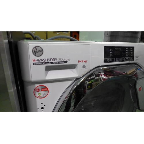 3210 - Hoover H Wash & Dry 300 Lite Integrated Washer Dryer (9+5kg) (H820xW600xD530) - model no.:- HBDS495D... 