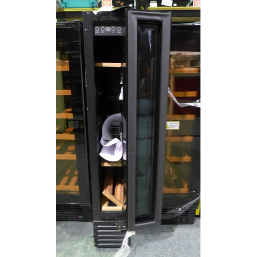 3213 - Edesa 15cm Black Glass Slimline Wine Cooler, original RRP £238 inc. VAT  (413-176)   * This lot is s... 