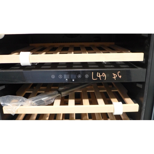 3226 - Viceroy Under Counter Wine Cooler (H870xW148xD570) - model:- WRWC60BK, original RRP £499.17 inc. VAT... 