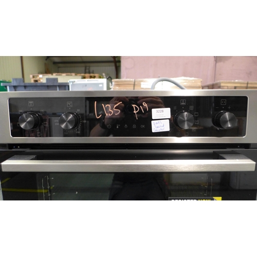 3228 - Zanussi Built-in Double Oven with AirFry (H888xW594xD568), original RRP £540.84 inc. VAT * This lot ... 