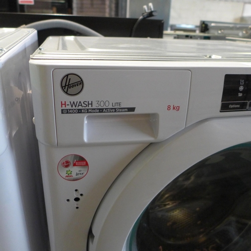 3230 - Hoover H Wash 300 Lite Integrated Washing Machine (8kg) (H820xW600xD525) - model:- HBWS 48D1E, origi... 