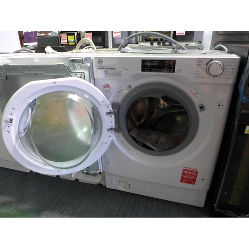 3238 - Hoover H Wash 300 Lite Integrated Washing Machine (8kg) (H820xW600xD525) - model no.:- HBWS 48D1ACE,... 