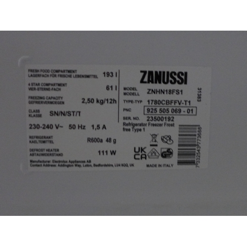 3241 - Zanussi 70/30 Fridge Freezer - ( No Inner Shelves/Drawers) -  Frost Free (H1772xW540xD549) - model n... 