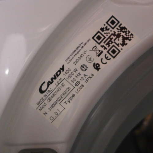 3253 - Candy Integrated Washer Dryer (9kg) (H820xW600xD525) - model no.:- CBD 495D1WE, original RRP £412.50... 