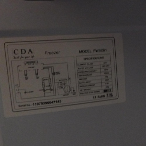 3258 - CDA Integrated Frost Free Tower Freezer (H1772xW540xD540) - model no.:- FW882, original RRP £552.50 ... 