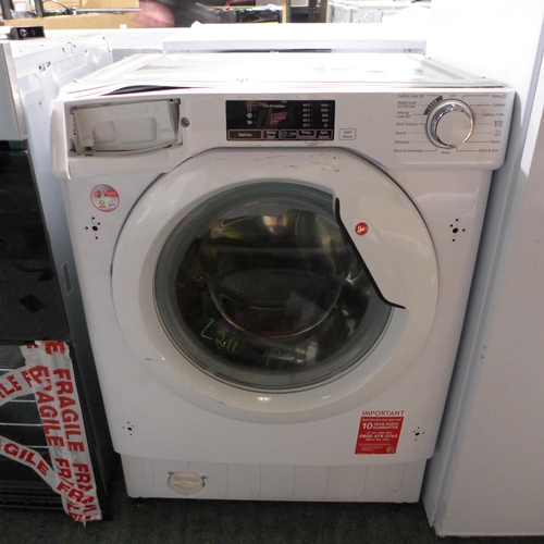 3259 - Hoover H Wash 300 Lite Integrated Washing Machine (8kg) (H820xW600xD530) - model no.:- HBWS 48D1W4, ... 