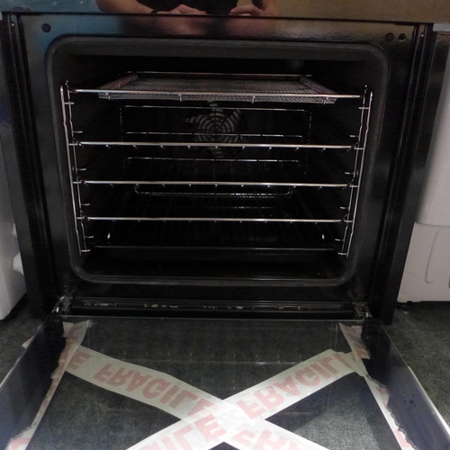 3260 - Zanussi Built-in Double Oven with AirFry - Damaged Bottom Oven Door - (H888xW594xD568) - model no.:-... 