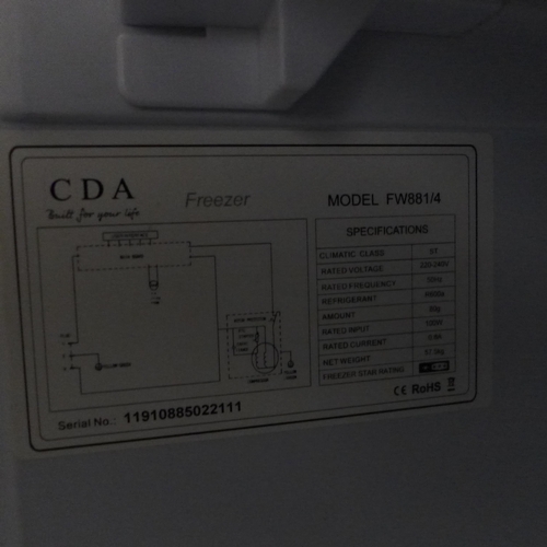 3265 - CDA Integrated Tower Freezer (H1683xW540xD545) - model no.:- FW881, original RRP £463.33 inc. VAT  (... 