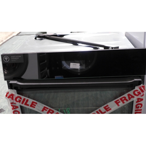 3266 - AEG Multifunction Oven - Damaged Door - (H594xW595xD567) - model no.:- BPK748380B, original RRP £757... 