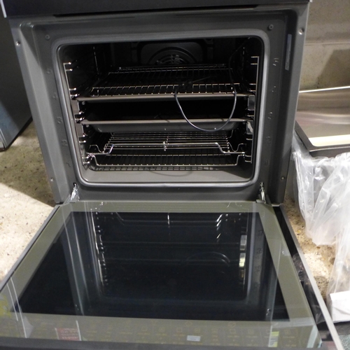 3276 - CDA Designer Single Multifunction Aquaclean Oven (H595xW595xD575) - model:- SK800BL, original RRP £5... 