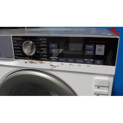 3278 - AEG 7000 Series Kombi Prosense Integrated Washer Dryer (8kg) (H819xW596xD540) - model:- L7WC8632BI, ... 