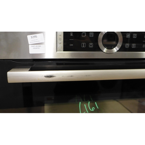 3295 - Bosch Series 8 Built-in Stainless steel compact oven with microwave function (Model No: CMG633BS1B) ... 