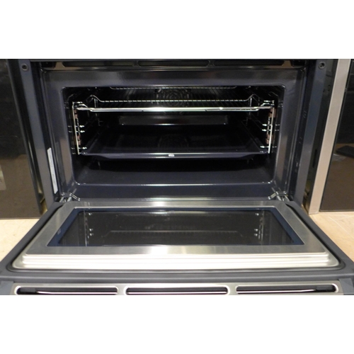 3295 - Bosch Series 8 Built-in Stainless steel compact oven with microwave function (Model No: CMG633BS1B) ... 