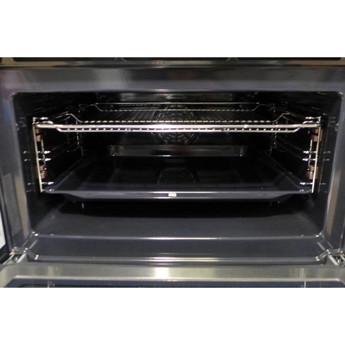 3295 - Bosch Series 8 Built-in Stainless steel compact oven with microwave function (Model No: CMG633BS1B) ... 