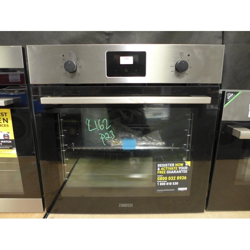 3296 - Zanussi Single Multifunction Oven (H589xW594xD568) - model no.:- ZOHNX3X1, original RRP £265.83 inc.... 