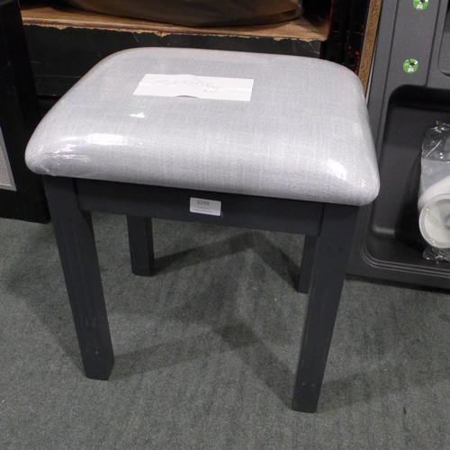 3299 - Grey Painted Wooden Stool, original RRP £100 inc. VAT * This lot is subject to VAT (410-219)