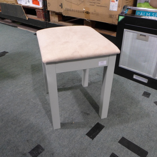 3303 - Green Painted Wooden Stool, original RRP £150 inc. VAT * This lot is subject to VAT (410-39)