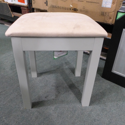 3303 - Green Painted Wooden Stool, original RRP £150 inc. VAT * This lot is subject to VAT (410-39)