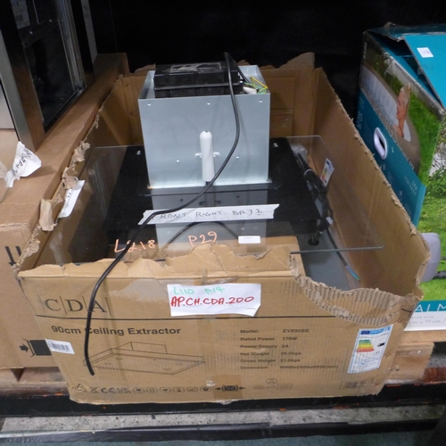 3307 - Four Cooker Hoods/Extractors to include: CDA & Faber   (413-110,120) (410-217,218)   * This lot is s... 