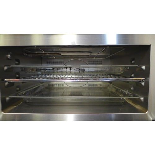 3003 - Miele Grey Built-in Microwave Combi Oven With Warming Drawer - Model H6800BMX * This lot is subject ... 