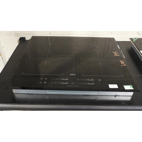 3007 - AEG Induction 4 Zone Hob - model:- HK654400FB * This lot is subject to VAT (410-107)