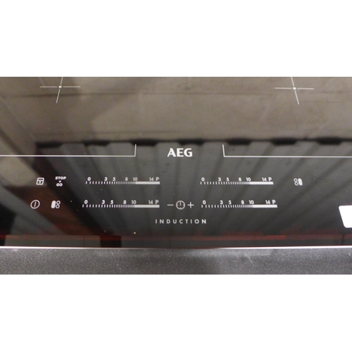 3007 - AEG Induction 4 Zone Hob - model:- HK654400FB * This lot is subject to VAT (410-107)