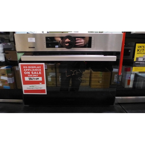 3044 - Bosch Compact Steam Oven with Home Connect - model:- CSG656BS6B * This lot is subject to VAT (410-22... 