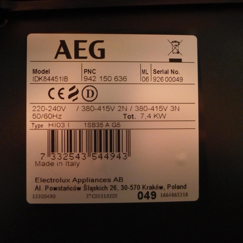 3050 - AEG 4 Zone Combo Hob DAMAGED - model:- IDK84451IB * This lot is subject to VAT (410-224)