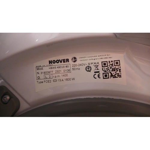 3057 - Hoover H-Wash 300 Lite - Integrated Washing Machine (9kg) - model:- HBWS49D1E * This lot is subject ... 