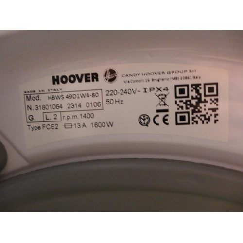 3058 - Hoover H-Wash 300 Lite - Integrated Washing Machine (9kg) - model:- HBWS49D1W4-80 * This lot is subj... 