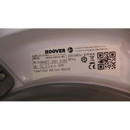 3059 - Hoover H-Wash 300 Lite - Integrated Washing Machine (9kg) - model:- HBWS 49D1E-80 * This lot is subj... 