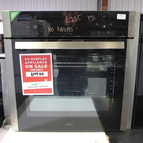 3073 - CDA Single Oven - model:- SK210SS  * This lot is subject to VAT