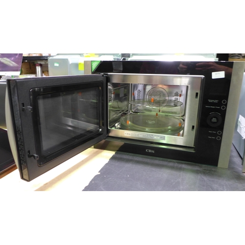 3075 - CDA Compact Combi-Microwave - model:- VM451SS * This lot is subject to VAT (410-207)