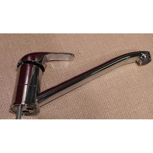 3093 - Iris Chrome Mixer Tap - High Pressure Only and Proteus Pull-Out Chrome Tap - High Pressure Only (413... 