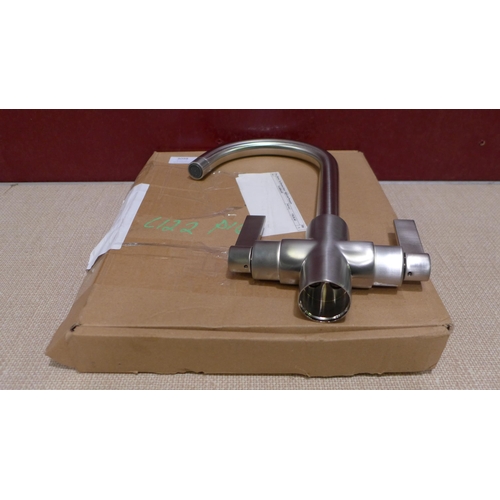 3098 - Aurora Brushed Steel Tap  - High/Low Pressure (413-122)   * This lot is subject to vat